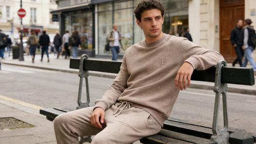 【棉合成绵羊绒空气层外穿】SCHIESSER德国舒雅高端铂雅男士时尚外穿单件上衣 单裤99/25235U  99/25407P 商品图0