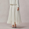 【林栖设计小店】绣花半身裙优雅百搭不规则设计宽松2025秋季新款裙子女F1953216 商品缩略图4