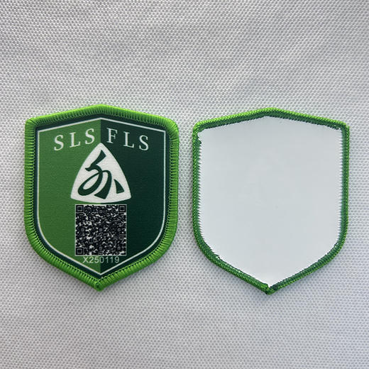 定制龙岗区第二外国语学校集团可园学校校徽姓名贴胸章缝制包邮51 商品图2