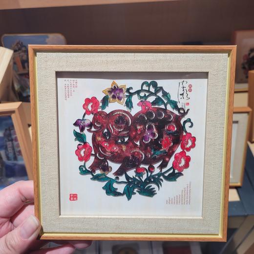 泰山非遗皮影十二生肖相框摆件家居饰品送礼佳品文化产品 商品图0