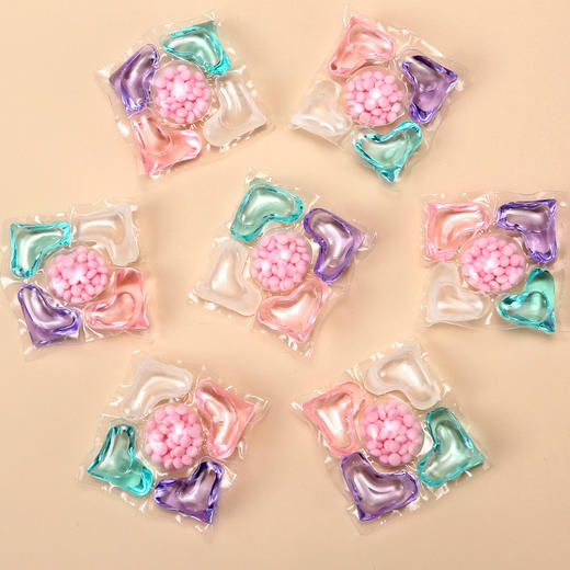 【除螨抑菌❗去渍清洁】五腔洗衣凝珠持久留香珠深层清洁去污柔顺洗衣珠浓缩洗衣液洗衣球。xa 商品图4