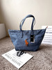 THS-无 RL马球家  春季出行搭子 在售款牛仔托特包 CQ1432 商品缩略图1