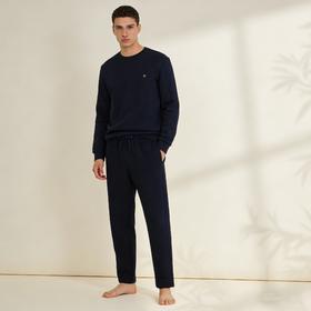 【铂雅时尚圆领外穿上衣】SCHIESSER德国舒雅高端铂雅时尚外穿圆领长袖上衣抗皱抗起球易打理99/25412U