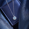 子佩集【蓝调旋律】S925银套链【YL-7466】时尚玫瑰切锆石项链2509 商品缩略图3