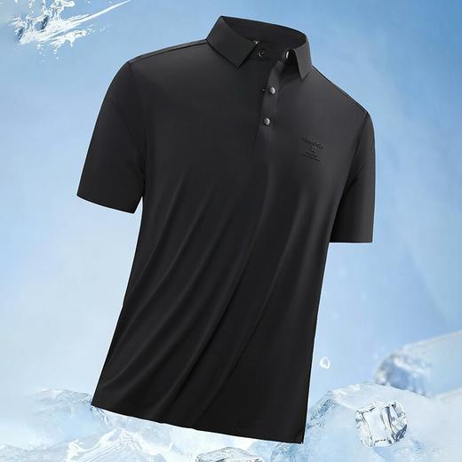 【DK】大依优型大码男装夏季polo领短袖T恤速干透气商务百搭短袖上衣 商品图3