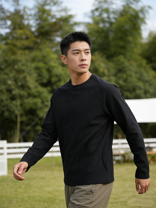 威海迪尚，无吊牌，KLN SPORT 壳隆华夫格纹理速干吸湿速干长袖T恤（LURT6ST535） 商品图4