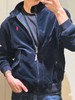 F031810翻领拉链防风设计宽松版休闲百搭复古胸前刺绣工艺外套 商品缩略图5