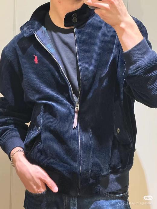 F031810翻领拉链防风设计宽松版休闲百搭复古胸前刺绣工艺外套 商品图5