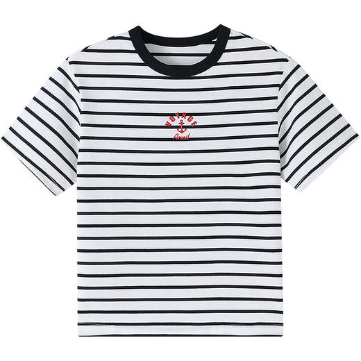 男童圆领短袖针织衫夏季新款安奈儿童装EB621662 商品图6