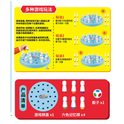 看谁是记忆大师桌游-纪念日百货门店同款170548626 商品图2