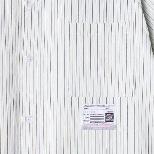 SDSA男装2026新款高贵轻奢时尚简约竖纹设计短袖衬衫T恤百搭宽松 商品图2