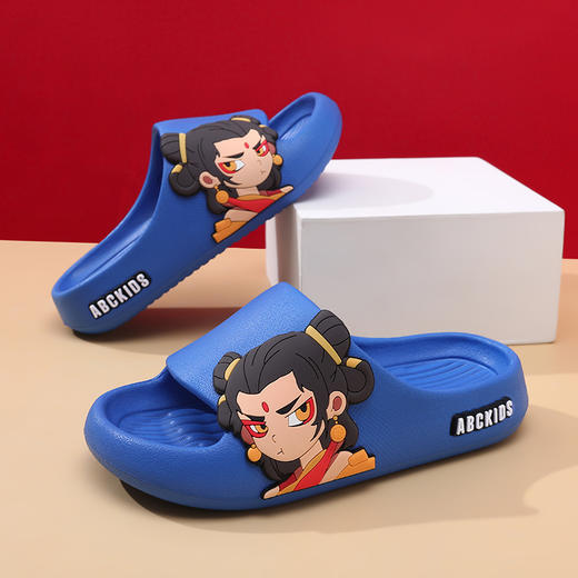【ABCKIDS】 儿童拖鞋哪吒男女童卡通防滑轻便凉拖室内外家居24-41 商品图0