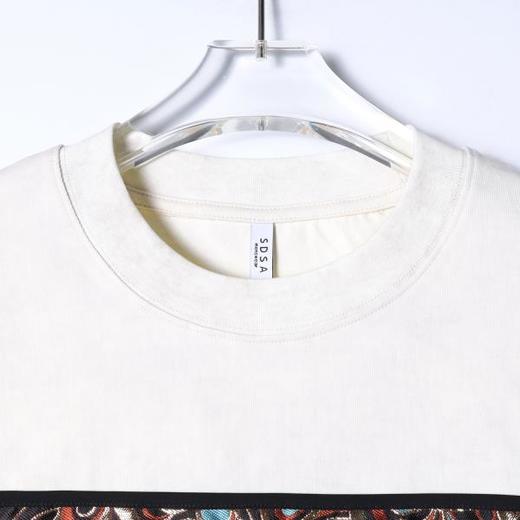 26T135SDSA男装2026新款高贵轻奢美式复古印花图案圆领短袖T恤百搭上衣 商品图1