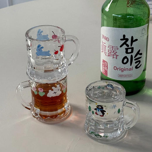 50ml可爱动物烧酒杯玻璃杯-纪念日百货门店同款170144197 商品图3