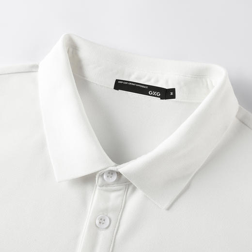 GXG男装【凉感透气】26夏季时尚创意字母日常百搭男式短袖POLO衫K&C 商品图4