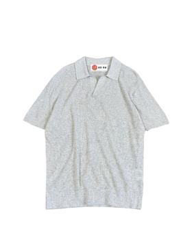 男款羊绒短袖针织polo衫hu013