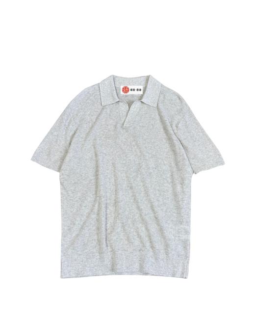 男款羊绒短袖针织polo衫hu013 商品图0