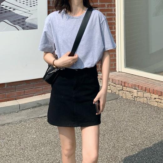 二店y 新疆棉600g重磅美式纯棉情侣款短袖T恤 商品图8