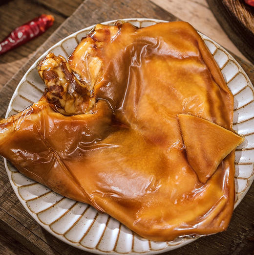 泰祥-宝竹酱卤猪蹄+酱卤猪耳朵+酱卤猪头肉组合装，小火慢炖，咸淡适中，入口筋皮软糯，老少皆宜，抽气密封包装，携带方便，吉祥如意熟食礼盒 商品图9
