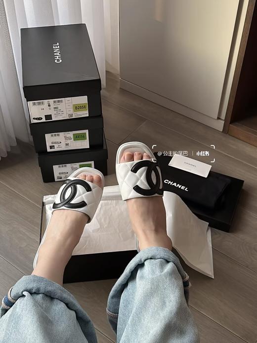 香奈儿 中古拖鞋康鹏系列 商品图2