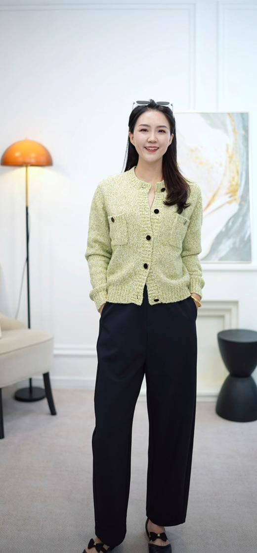 春日柔序|温柔香风贴袋针织开衫 商品图6