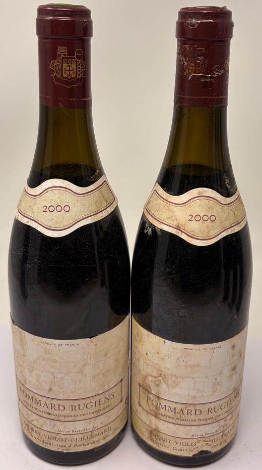 Domaine Thierry Violot-Guillemard Pommard 1er Cru Rugiens 2000蒂耶里维奥洛吉耶马酒庄波玛一级园鲁吉安干红葡萄酒2000 商品图1