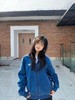 F031869复古做旧老钱风男女同款拉链立领宽松舒适牛仔外套 商品缩略图10