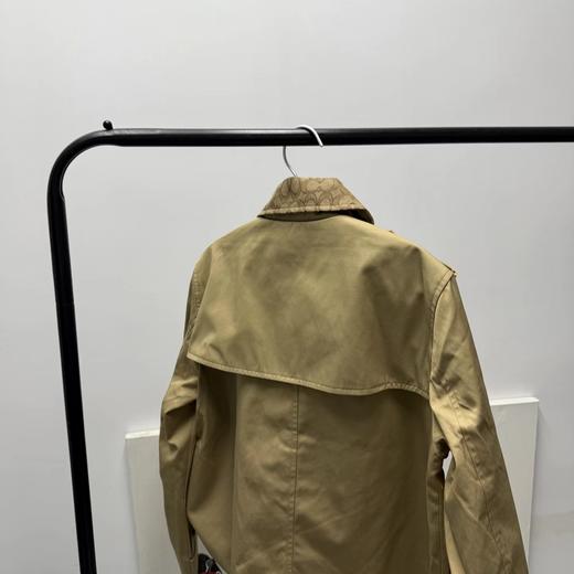 F031849春季新款短款老花卡其色短款巴恩风外套风衣 商品图1