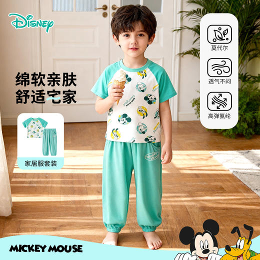 迪士尼男童家居短袖套装XD2ET025 商品图3