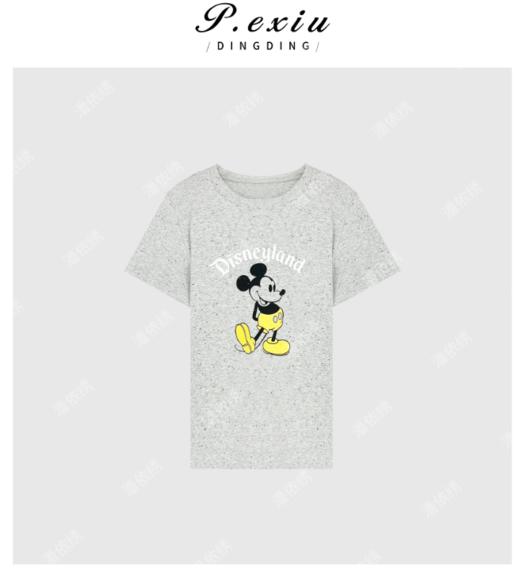 03-3潘依绣丁丁宠粉米奇印花韩系休闲百搭短袖T恤 Q9255 商品图0