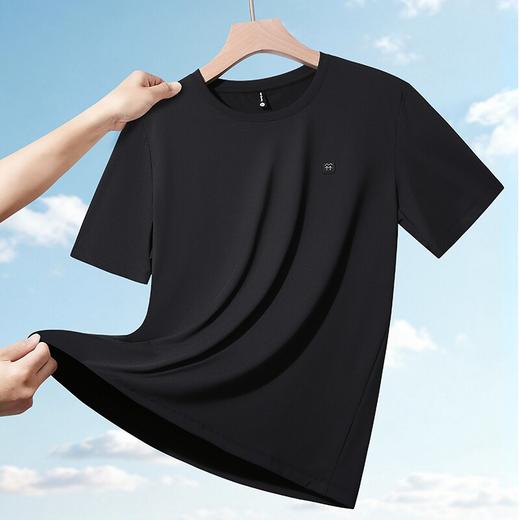 【DK】大依优型大码男装夏季圆领短袖T恤运动百搭休闲加肥加大短袖上衣 商品图4