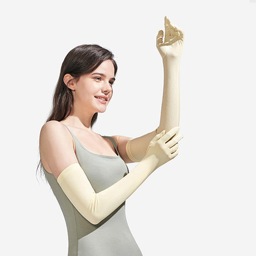 手套！【蕉下女士长款防晒手套】冰薄系列长款防晒手套   0320 商品图1