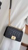 香奈儿 Leboy小球纹 单肩斜挎包 黑金小/中号 商品缩略图7