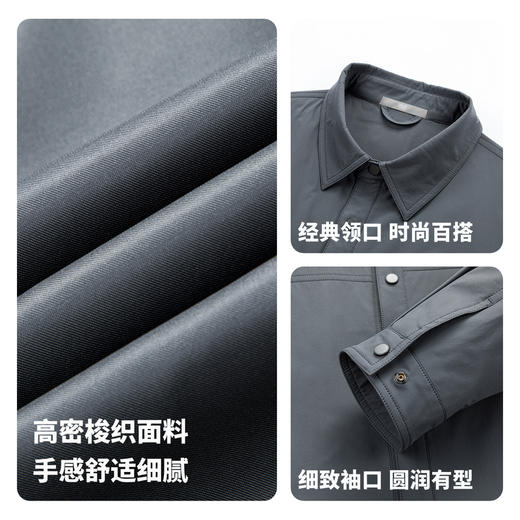 【易打理】圣得西商务休闲夹克2026年春季新款男士夹克高级感外套 商品图4