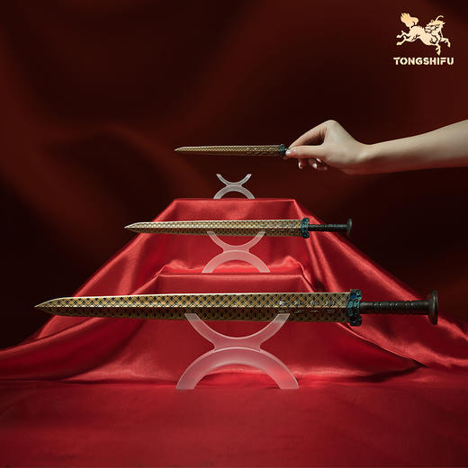 铜师傅《越王剑》古风越王勾践模型摆件 书房装饰收藏礼品工艺品 商品图7