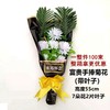 带叶子手捧-白色清明节祭祀用品花扫墓花祭祀仿真花束上坟手捧塑料假花墓地摆放花 商品缩略图0