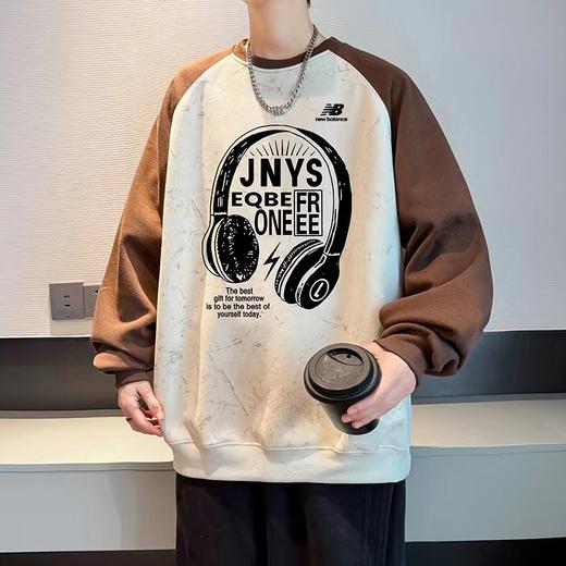 F031876早春系列甄选软棉复合高克重毛圈面料圆领卫衣 商品图4