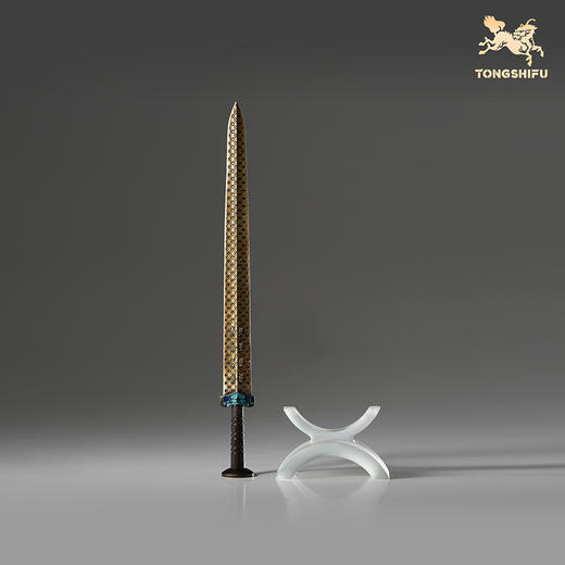 铜师傅《越王剑》古风越王勾践模型摆件 书房装饰收藏礼品工艺品 商品图4