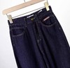 F031887窄版复古阔腿高腰宽松垂感直筒拖地裤修饰腿型显腿长牛仔裤 商品缩略图8