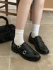 【新款英伦风乐福鞋】内里透气，四季都可穿！低跟舒适行走一天不累脚！随手搭配针织裙、西装外套、牛仔裤都好看！【KH-J】 商品缩略图2