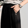 【醋酸休闲裤】三彩2026春季新款长裤宽松阔腿裤高腰垂感显瘦M 商品缩略图2