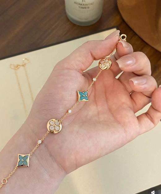 F0318111薄荷绿色天河石很夏天真的是绝配薄荷绿手链 商品图5