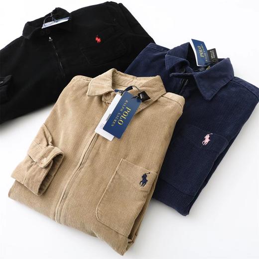 F031845春季新款全新纯色logo刺绣棉质新款夹克外套 商品图1