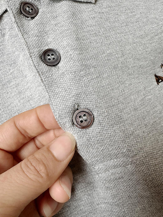 THS-限时 RL马球家 男士翻领网眼柔软短袖polo 3色 AH2514 商品图12