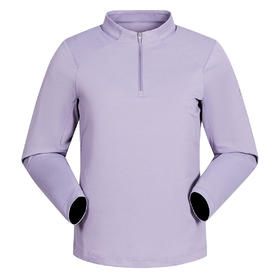 JEEP女式长袖半开胸T恤衫J612184514