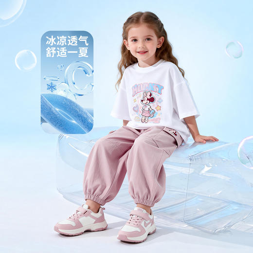 迪士尼米奇夏季男女童长裤工装裤ZD2FK018 商品图3