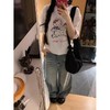 小马KT卡通印花学院减龄风小众设计休闲短袖T恤 商品缩略图6