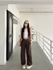 点此购买 Alo春秋季女士腰封休闲阔腿裤 cxy 342577 商品缩略图11