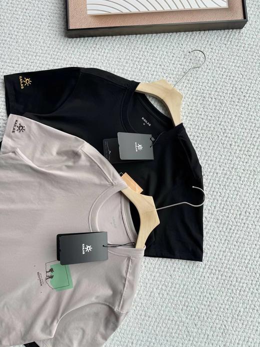 F031848新款户外中性款运动登山徒步通勤高弹棉T短袖 商品图1