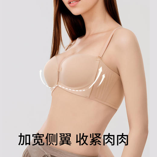 橡皮擦内衣！超隐形！意大利梅因斯 粉底液前扣蹦迪杯 加宽侧翼 5种穿法 商品图2